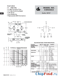 Datasheet CDS0882 manufacturer DAICO