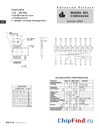 Datasheet CSW88050 manufacturer DAICO