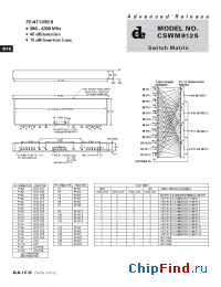 Datasheet CSWM9125 manufacturer DAICO