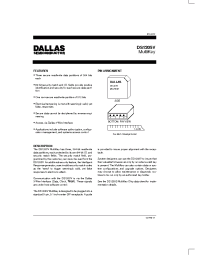 Datasheet DS1205V manufacturer Dallas