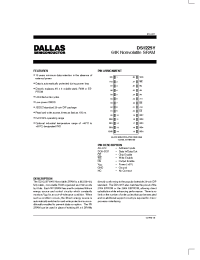 Datasheet DS1225Y-170-IND manufacturer Dallas