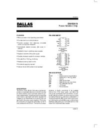 Datasheet DS1231S manufacturer Dallas