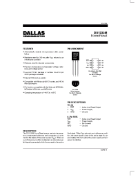 Datasheet DS1233M manufacturer Dallas