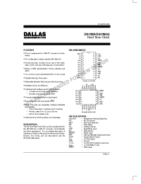 Datasheet DS1285Q manufacturer Dallas