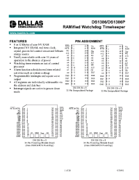 Datasheet DS138608-120 manufacturer Dallas