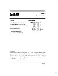 Datasheet DS2114 manufacturer Dallas