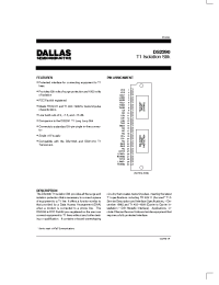 Datasheet DS2290 manufacturer Dallas