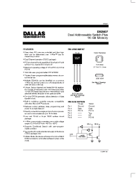 Datasheet DS2407 manufacturer Dallas