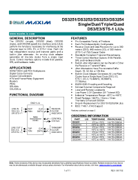 Datasheet DS3253N manufacturer Dallas