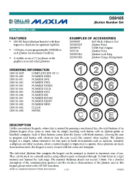 Datasheet DS9105-000 manufacturer Dallas