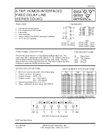 Datasheet DDU4C-5300M manufacturer Data Delay