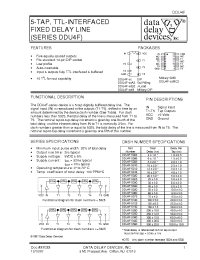 Datasheet DDU4F-5200MC manufacturer Data Delay