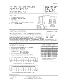Datasheet DDU7C-250B3 manufacturer Data Delay