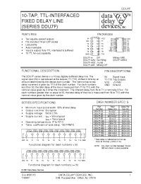 Datasheet DDU7F-400M manufacturer Data Delay