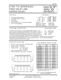 Datasheet DDU8F-5004B1 manufacturer Data Delay
