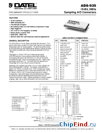 Datasheet ADS-935MC manufacturer Datel