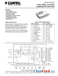 Datasheet ADS-942A manufacturer Datel