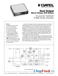 Datasheet BCP-5/3.375W manufacturer Datel