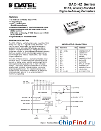 Datasheet DAC-HZ12BMC manufacturer Datel