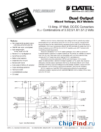 Datasheet DLV-2.5/7-1.8/7-D24 manufacturer Datel