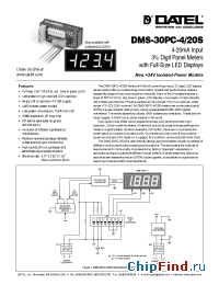 Datasheet DMS-20S-24BS-I manufacturer Datel