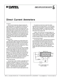 Datasheet DMS-AN6 manufacturer Datel