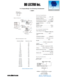 Datasheet 20215GRMET12 manufacturer DB Lectro