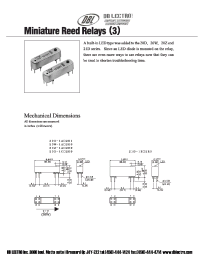 Datasheet 20W-1A12E0 manufacturer DB Lectro