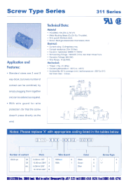 Datasheet 311-021-0502-0000 manufacturer DB Lectro