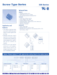 Datasheet 320-021-1602-0000 manufacturer DB Lectro