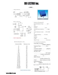 Datasheet 3296P104 manufacturer DB Lectro