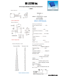 Datasheet 3296X101 manufacturer DB Lectro