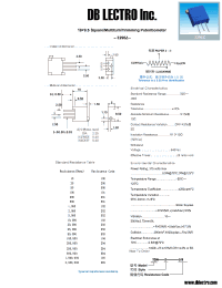 Datasheet 3296Z manufacturer DB Lectro