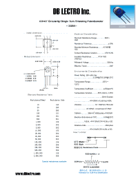 Datasheet 3329X500 manufacturer DB Lectro