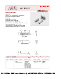 Datasheet A01BBCD2 manufacturer DB Lectro