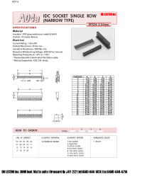 Datasheet A04A04BS1 manufacturer DB Lectro