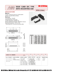 Datasheet A0910BSBA1 manufacturer DB Lectro