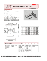 Datasheet A1610ASA2 manufacturer DB Lectro