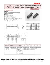 Datasheet A28C04BSAA6 manufacturer DB Lectro