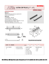 Datasheet A29A40BS1 manufacturer DB Lectro