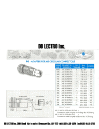 Datasheet AEC0610SL-P9 manufacturer DB Lectro