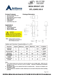 Datasheet BTL-32NRC-O2-P manufacturer DB Lectro