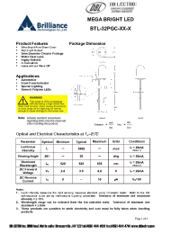 Datasheet BTL-32PGC-XX-Q manufacturer DB Lectro