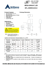 Datasheet BTL-35NRCS-O1-K manufacturer DB Lectro