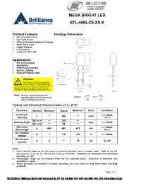 Datasheet BTL-46BLCS-B6-I manufacturer DB Lectro