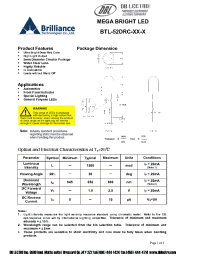 Datasheet BTL-52DRC-XX-Q manufacturer DB Lectro