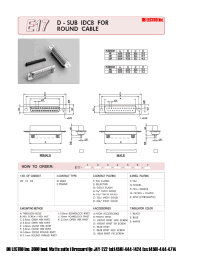 Datasheet E17-15-M-T-T-A-A-1 manufacturer DB Lectro