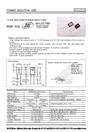 Datasheet RNP10SC500FZ00 manufacturer DB Lectro