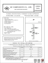Datasheet 1N6271A manufacturer DCCOM