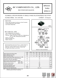 Datasheet BR5005 manufacturer DCCOM